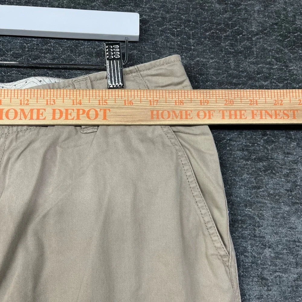 The North Face Cargo Pants Mens 36 Beige Good Utility Hiking Flat Front Cotton
